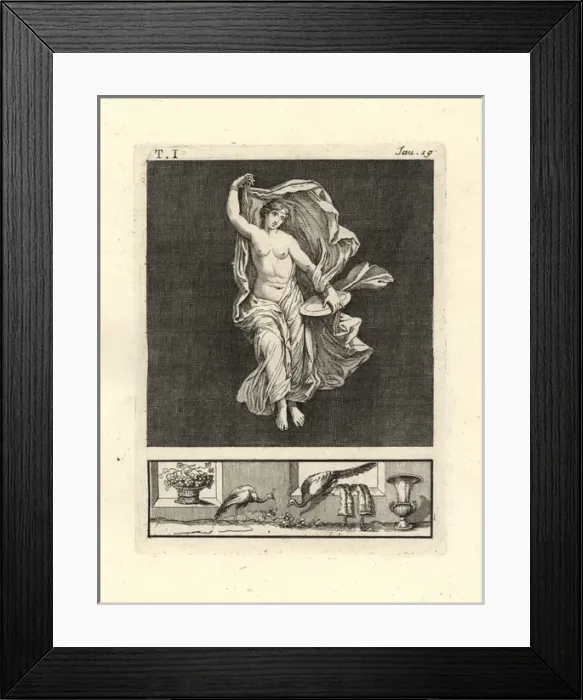Framed Print : Venus dancing gracefully with a disk of gold and blue veil Framed Print : Venus dancing gracefully with a disk of gold and blue veil