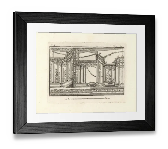 Framed Print : Architectural design full of candelabras, rotundas Framed Print : Architectural design full of candelabras, rotundas
