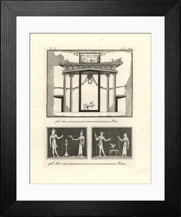 Framed Print : Architectural painting of a vestibule Framed Print : Architectural painting of a vestibule