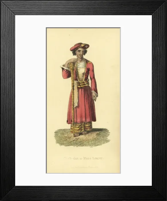 Framed Print : Chob-dar or mace bearer Framed Print : Chob-dar or mace bearer