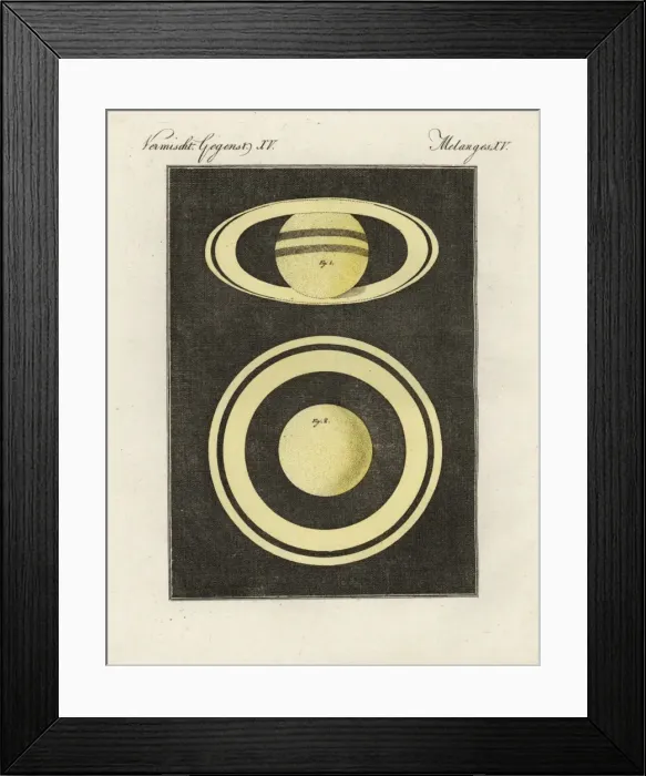 Framed Print : Planet Saturn with its seven rings Framed Print : Planet Saturn with its seven rings
