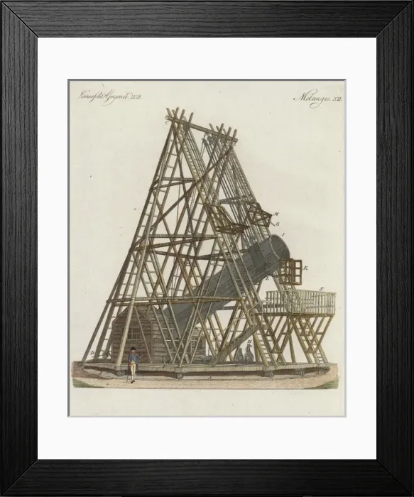 Framed Print : Sir William Herschels Great Forty Foot telescope Framed Print : Sir William Herschels Great Forty Foot telescope