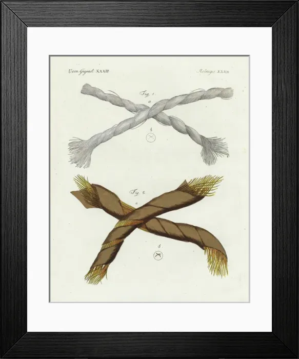 Framed Print : Threads of Dutch linen and gold under a microscope Framed Print : Threads of Dutch linen and gold under a microscope