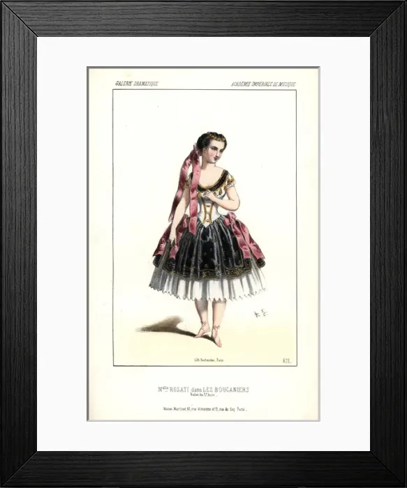 Framed Print : Actress and courtesan Mlle Alphonsine as Pouponetta Framed Print : Actress and courtesan Mlle Alphonsine as Pouponetta