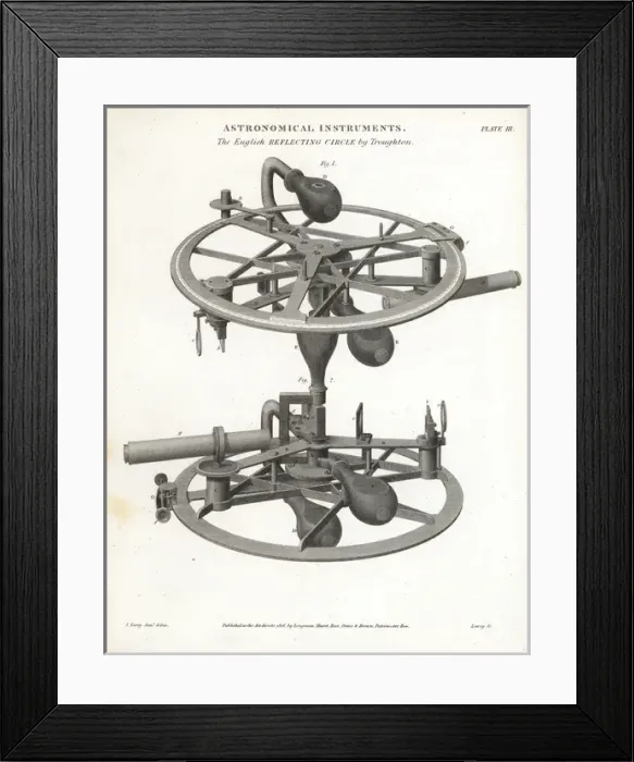 Framed Print : English reflecting circle by Edward Troughton Framed Print : English reflecting circle by Edward Troughton