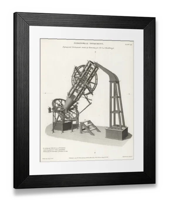Framed Print : Telescope built by Jesse Ramsden Framed Print : Telescope built by Jesse Ramsden