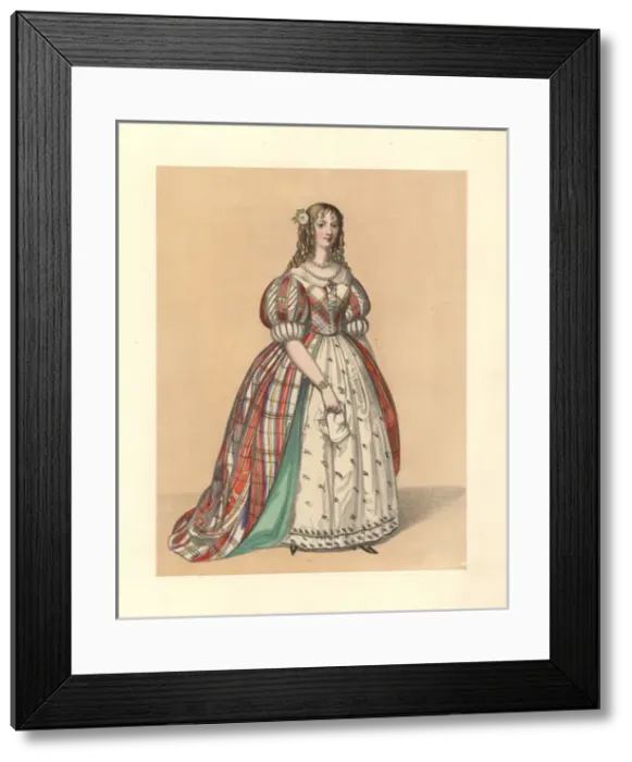 Framed Print : Dress of the reign of King George II, 1727-1760 Framed Print : Dress of the reign of King George II, 1727-1760