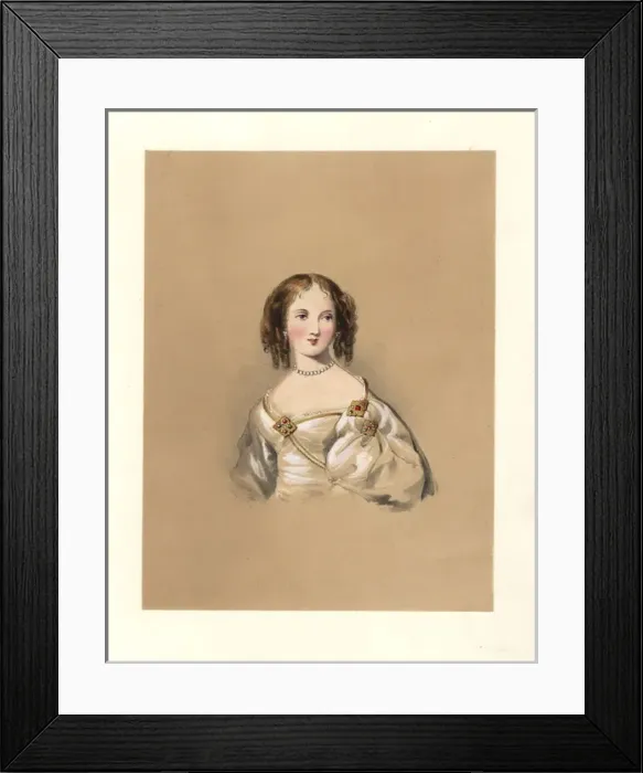 Framed Print : Dress of the reign of Charles II, 1660-1681 Framed Print : Dress of the reign of Charles II, 1660-1681