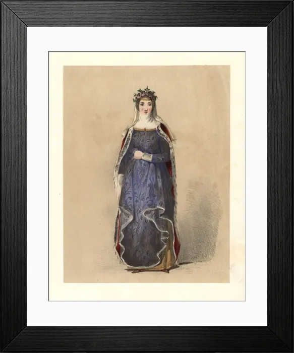 Framed Print : Dress of the reign of King Henry III, 1216-1272 Framed Print : Dress of the reign of King Henry III, 1216-1272
