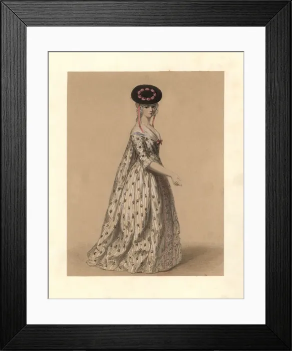 Framed Print : Dress of the reign of King Richard II, 1377-1399 Framed Print : Dress of the reign of King Richard II, 1377-1399
