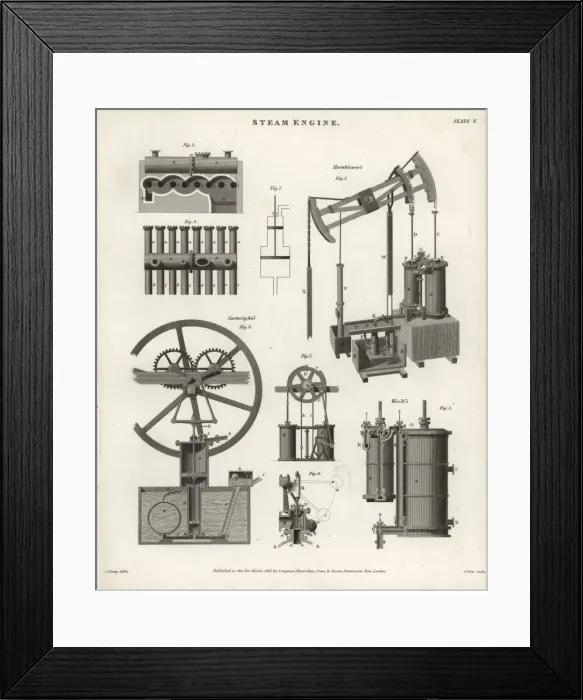 Framed Print : Hornblowers, Cartwrights and Woolfs steam engines Framed Print : Hornblowers, Cartwrights and Woolfs steam engines