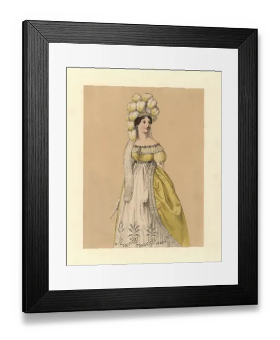 Framed Print : Dress of the reign of George IV, 1820-1830 Framed Print : Dress of the reign of George IV, 1820-1830