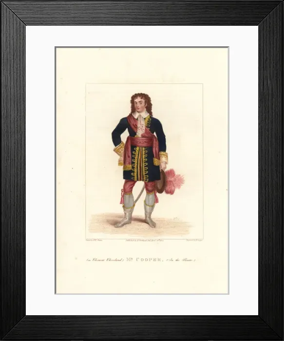 Framed Print : John Cooper in The Pirate, 1822 Framed Print : John Cooper in The Pirate, 1822