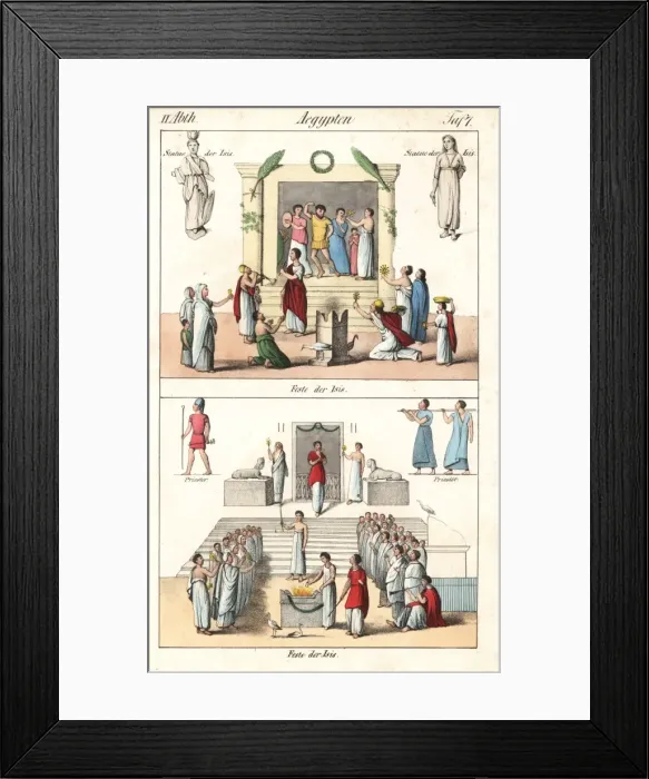 Framed Print : Festivals of Isis in ancient Egypt Framed Print : Festivals of Isis in ancient Egypt