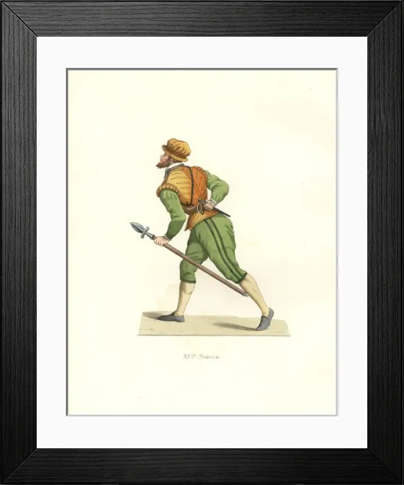Framed Print : Hunter at the time of Charles IX of France Framed Print : Hunter at the time of Charles IX of France