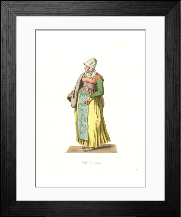 Framed Print : German mercenary, 16th century, carrying a sword and halberd Framed Print : German mercenary, 16th century, carrying a sword and halberd