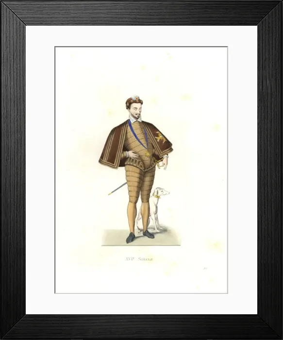 Framed Print : King Henry III of France, 16th century, wearing Framed Print : King Henry III of France, 16th century, wearing