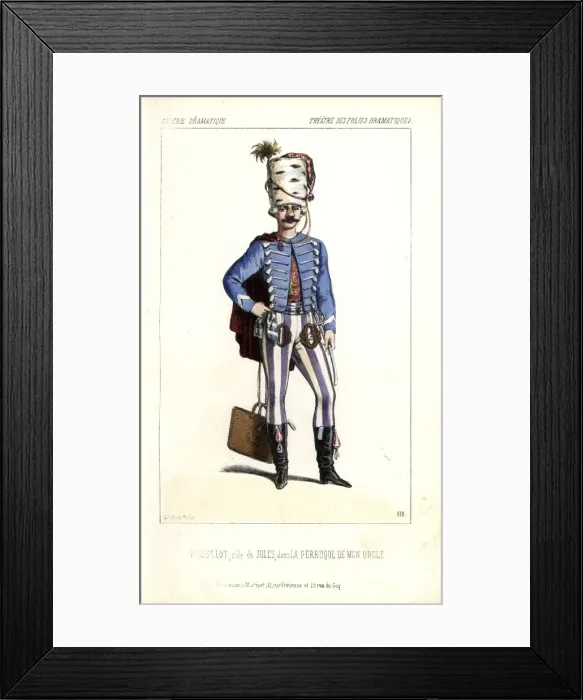 Framed Print : Paul Boisselot in the role of Jules in La Perruque Framed Print : Paul Boisselot in the role of Jules in La Perruque