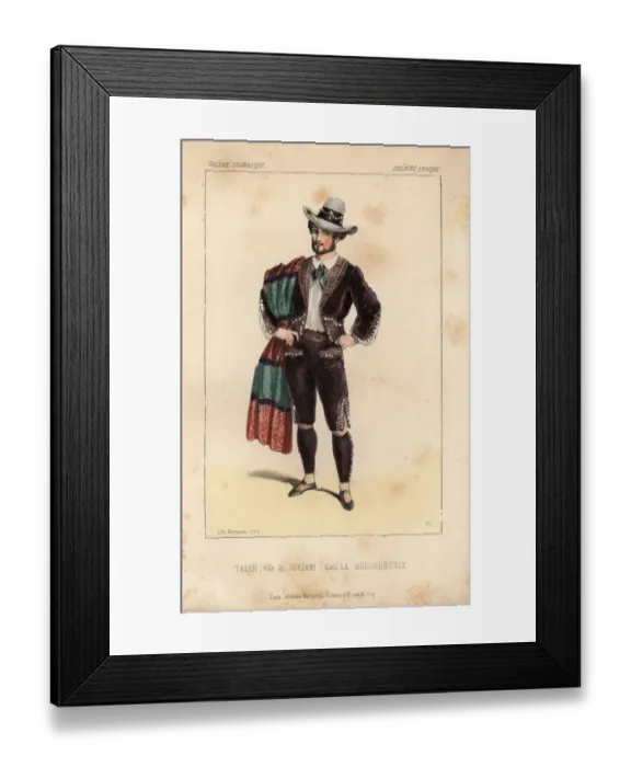 Framed Print : Talon as Juliani in La Moissonneuse at the Theatre Lyrique Framed Print : Talon as Juliani in La Moissonneuse at the Theatre Lyrique