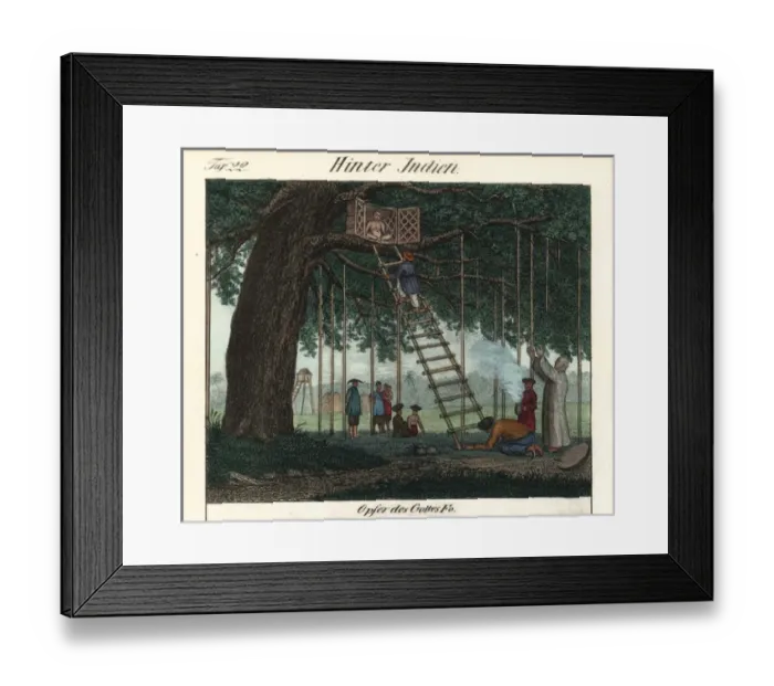 Framed Print : Offering to the god Fo (Buddha), India Framed Print : Offering to the god Fo (Buddha), India