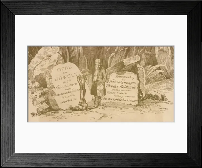 Framed Print : Illustration showing a Victorian scientist Framed Print : Illustration showing a Victorian scientist