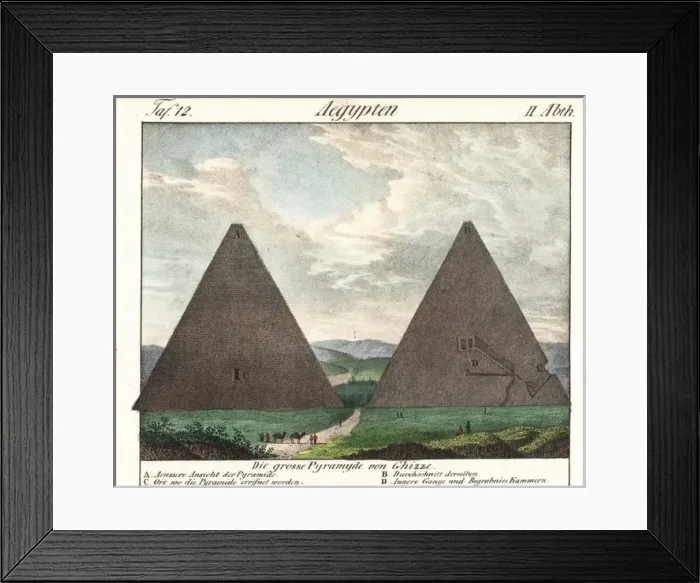 Framed Print : The great pyramids of Giza, Egypt Framed Print : The great pyramids of Giza, Egypt