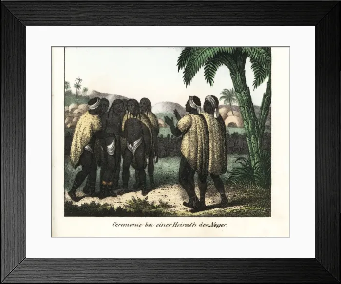 Framed Print : Marriage ceremony of the people of Senegal Framed Print : Marriage ceremony of the people of Senegal