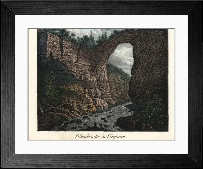Framed Print : Natural Bridge in Shenandoah Valley, Virginia, America Framed Print : Natural Bridge in Shenandoah Valley, Virginia, America
