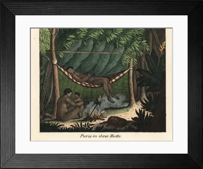 Framed Print : Apurina or Ipurina people of the Purus river in Brazil Framed Print : Apurina or Ipurina people of the Purus river in Brazil