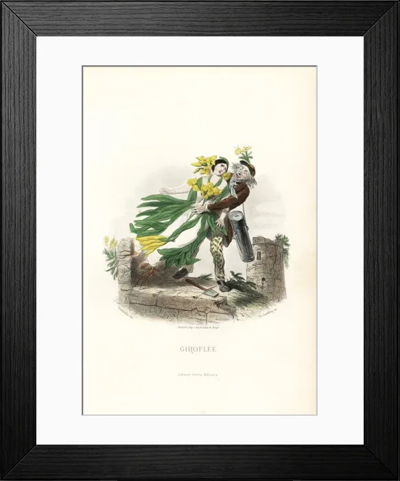 Framed Print : Hawthorn flower fairy and children, Crataegus laevigata Framed Print : Hawthorn flower fairy and children, Crataegus laevigata