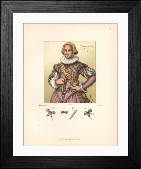 Framed Print : Portrait of young man from an oil painting Framed Print : Portrait of young man from an oil painting