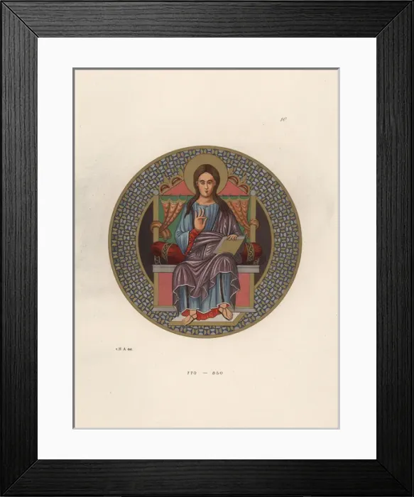 Framed Print : Medieval queen on her throne Framed Print : Medieval queen on her throne