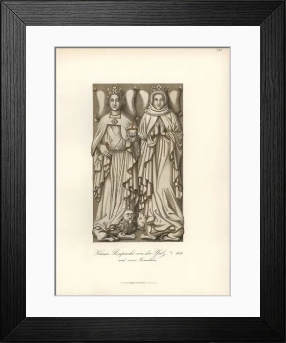 Framed Print : Royal robes of Kaiser Ruprecht von der Platz Framed Print : Royal robes of Kaiser Ruprecht von der Platz
