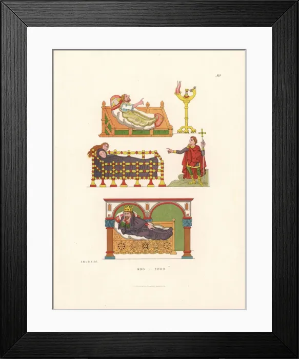 Framed Print : Illuminated figures Framed Print : Illuminated figures