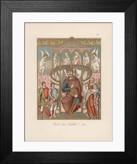 Framed Print : Charles the Bald Framed Print : Charles the Bald