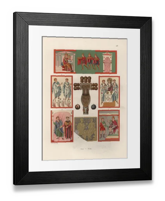 Framed Print : Illuminated figures Framed Print : Illuminated figures