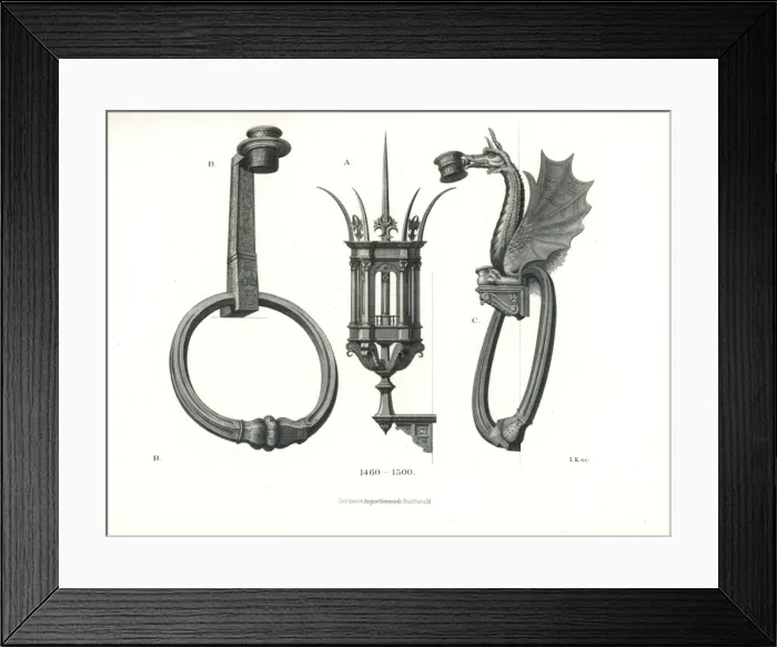 Framed Print : Colossal iron lantern from the Palazzo Strozzi, Florence Framed Print : Colossal iron lantern from the Palazzo Strozzi, Florence