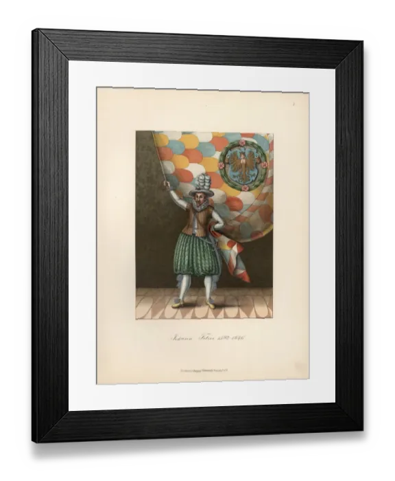 Framed Print : Portrait of Johan Fetzer (1592-1646) with his Framed Print : Portrait of Johan Fetzer (1592-1646) with his
