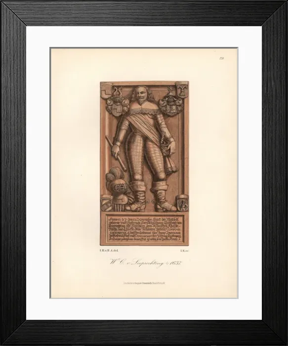 Framed Print : Wolfgang Christoph von Leoprechting, died 1637 Framed Print : Wolfgang Christoph von Leoprechting, died 1637