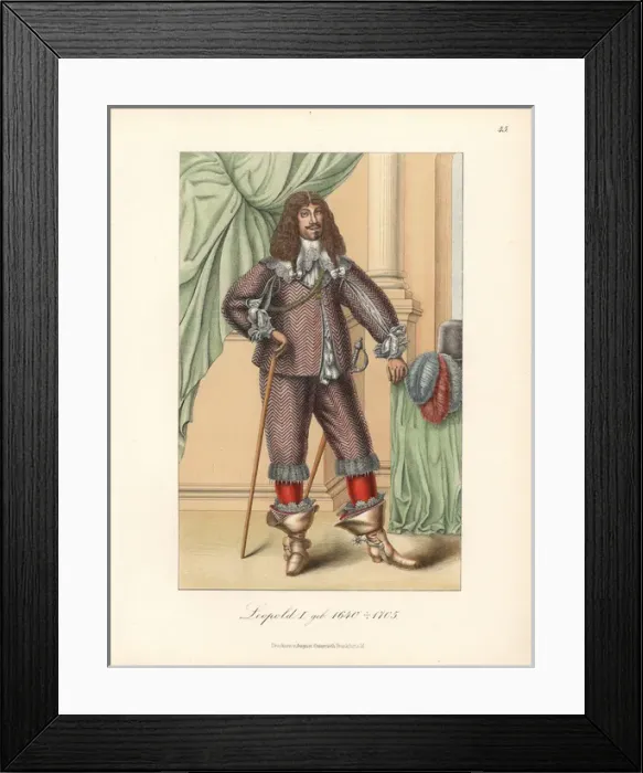 Framed Print : Leopold I, Holy Roman Emperor, 1640-1705 Framed Print : Leopold I, Holy Roman Emperor, 1640-1705