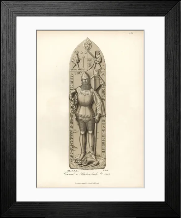 Framed Print : Battle armor of Conrad von Bickenbach, died Framed Print : Battle armor of Conrad von Bickenbach, died