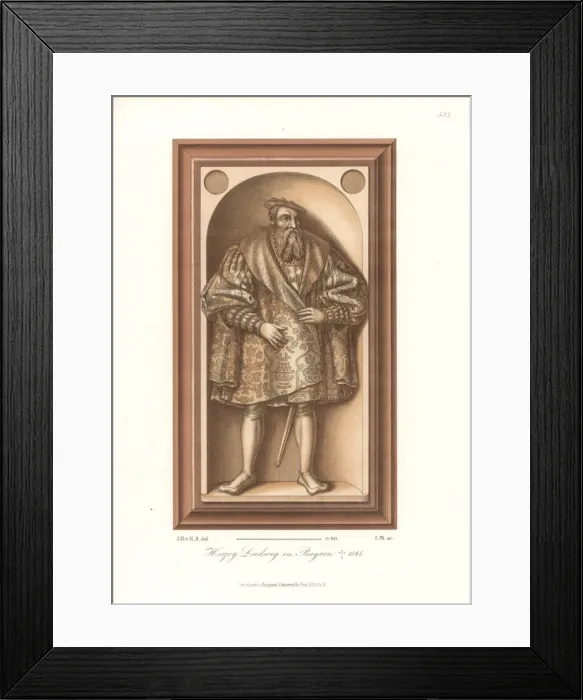 Framed Print : Portrait of Ludwig X, Duke of Bavaria, died 1545 Framed Print : Portrait of Ludwig X, Duke of Bavaria, died 1545