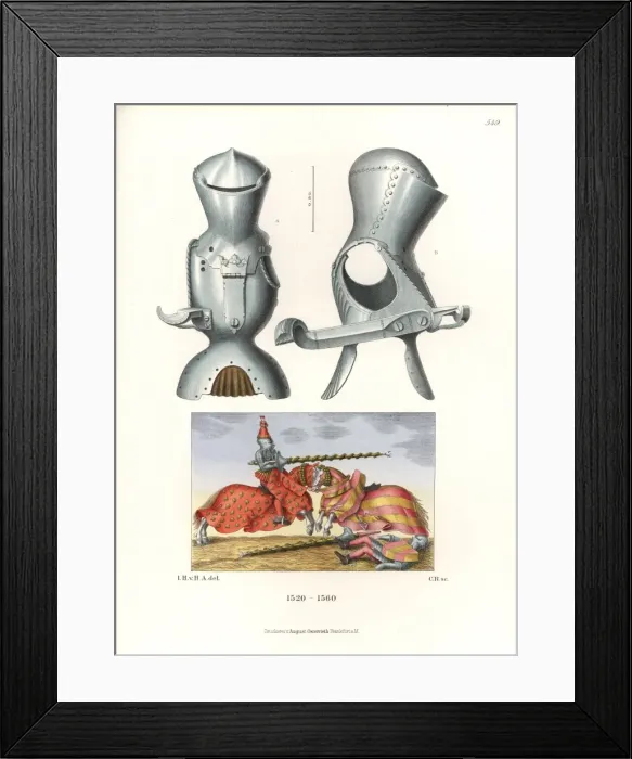Framed Print : German tournament armor from the first half Framed Print : German tournament armor from the first half