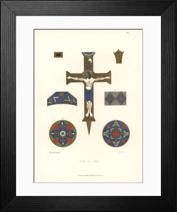 Framed Print : Reliquary cross Framed Print : Reliquary cross