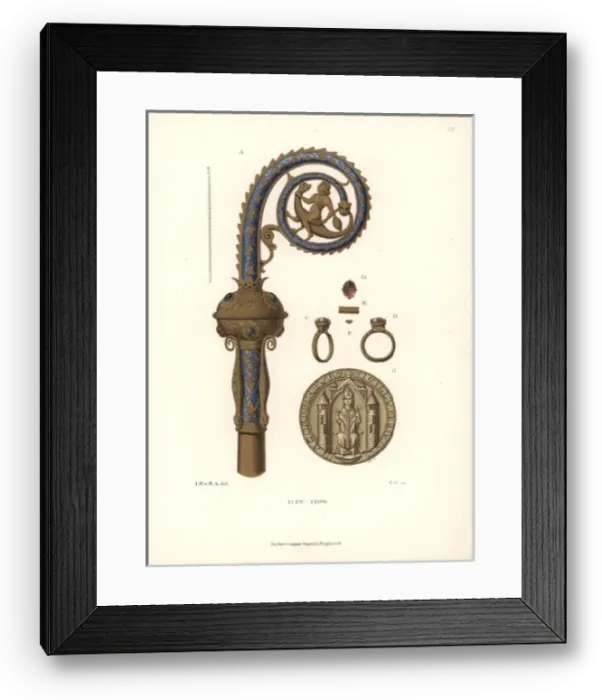 Framed Print : Bishops crosier Framed Print : Bishops crosier