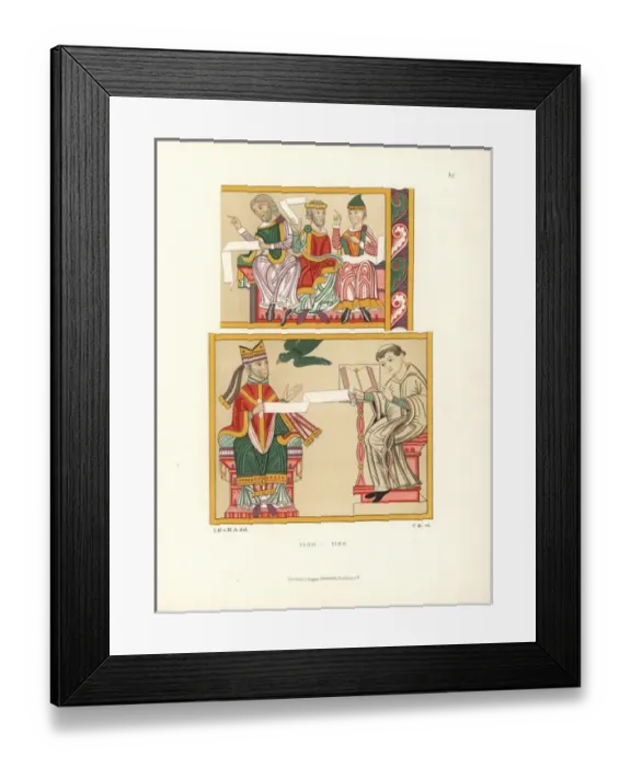 Framed Print : Illuminated figures Framed Print : Illuminated figures