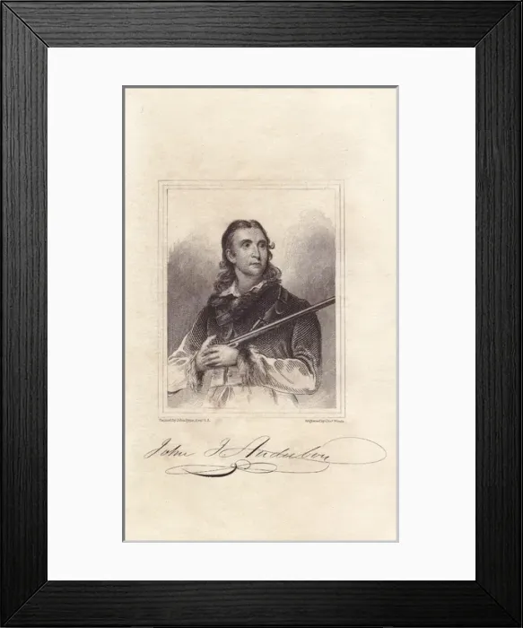 Framed Print : John James Audubon (1785-1851), French-American Framed Print : John James Audubon (1785-1851), French-American