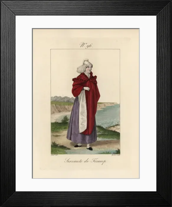 Framed Print : Servant of Fecamp Framed Print : Servant of Fecamp