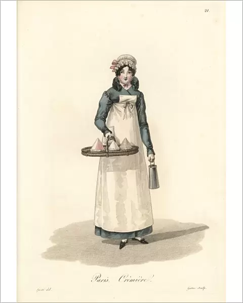 Dairywoman, Paris, early 19th century