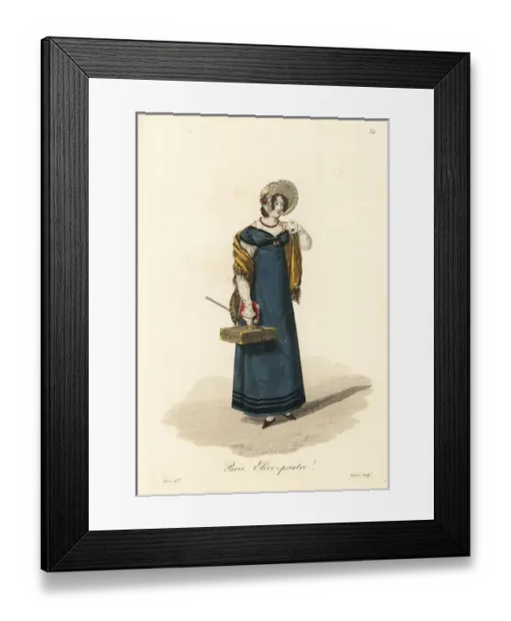 Framed Print : Sutler to the National Guard, Paris, early 19th century Framed Print : Sutler to the National Guard, Paris, early 19th century